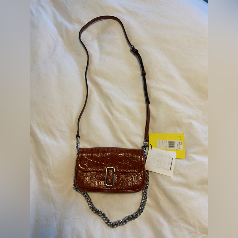 NWT Marc Jacobs Leather Chain Crossbody Bag